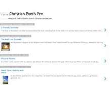 Tablet Screenshot of christianpoetspen.blogspot.com