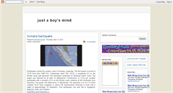 Desktop Screenshot of boyzmind.blogspot.com