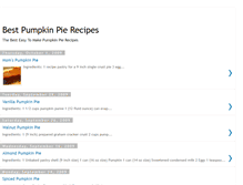 Tablet Screenshot of best-pumpkin-pie-recipes.blogspot.com