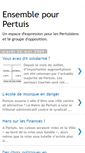 Mobile Screenshot of ensemblepourpertuis.blogspot.com