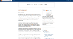 Desktop Screenshot of facedforeclosure.blogspot.com