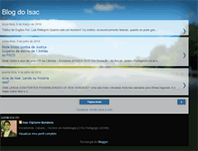 Tablet Screenshot of diariodeisac.blogspot.com