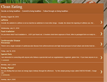 Tablet Screenshot of oneessencecleaneating.blogspot.com