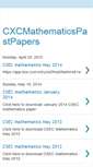 Mobile Screenshot of cxcmathematicspastpapers.blogspot.com