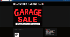 Desktop Screenshot of blackshedgaragesale.blogspot.com