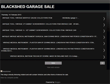 Tablet Screenshot of blackshedgaragesale.blogspot.com