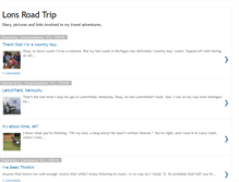 Tablet Screenshot of lonsroadtrip.blogspot.com