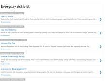 Tablet Screenshot of everydayactivism.blogspot.com