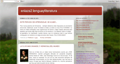 Desktop Screenshot of enlaza2lenguayliteratura.blogspot.com