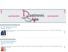 Tablet Screenshot of deschanelstyle.blogspot.com