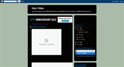 Desktop Screenshot of italyvideo.blogspot.com