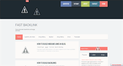 Desktop Screenshot of fastbacklink.blogspot.com