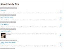 Tablet Screenshot of allredfamilyties.blogspot.com