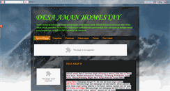Desktop Screenshot of desaamanhomestay.blogspot.com