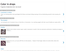 Tablet Screenshot of colorindrops.blogspot.com