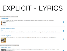 Tablet Screenshot of explicit-lyrics-uk.blogspot.com
