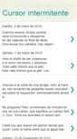 Mobile Screenshot of cursorintermitente.blogspot.com