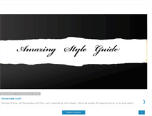 Tablet Screenshot of amazingstyleguide.blogspot.com