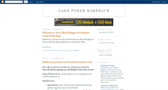 Desktop Screenshot of cakerakeback.blogspot.com