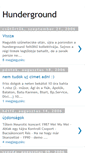 Mobile Screenshot of hunderground.blogspot.com