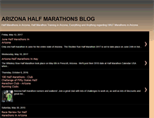 Tablet Screenshot of halfmarathonsarizona.blogspot.com