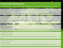 Tablet Screenshot of crossroadsbeekeepers.blogspot.com