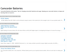 Tablet Screenshot of camcorderbatteries-info.blogspot.com