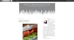 Desktop Screenshot of cocinaparaiso.blogspot.com