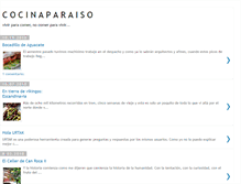 Tablet Screenshot of cocinaparaiso.blogspot.com