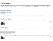Tablet Screenshot of cruisenorth.blogspot.com