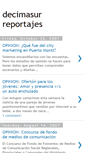 Mobile Screenshot of decimasurreportajes.blogspot.com