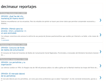 Tablet Screenshot of decimasurreportajes.blogspot.com
