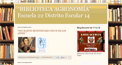 Desktop Screenshot of biblioteca22de14.blogspot.com