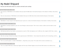 Tablet Screenshot of mymodelshipyard.blogspot.com