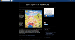 Desktop Screenshot of cris-educacaoemdestaque.blogspot.com