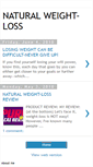 Mobile Screenshot of natural-weight-loss1.blogspot.com