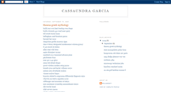 Desktop Screenshot of cassagarcah.blogspot.com