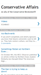 Mobile Screenshot of conservativeaffairs.blogspot.com