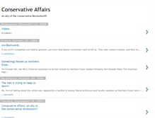 Tablet Screenshot of conservativeaffairs.blogspot.com