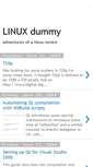 Mobile Screenshot of linuxdummy.blogspot.com