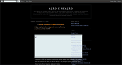 Desktop Screenshot of acaoxreacao.blogspot.com