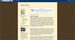 Desktop Screenshot of billgerblog.blogspot.com