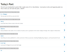 Tablet Screenshot of 2dayspoet.blogspot.com