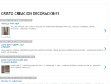 Tablet Screenshot of cristocreacion.blogspot.com