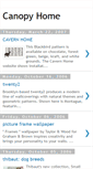 Mobile Screenshot of canopy-home.blogspot.com