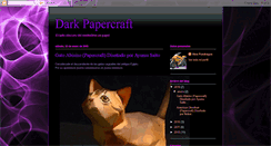 Desktop Screenshot of darkpapercraft.blogspot.com