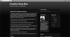 Desktop Screenshot of creativedropbox.blogspot.com