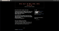 Desktop Screenshot of onedayinbeijing.blogspot.com