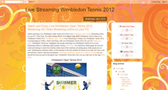 Desktop Screenshot of livestreamingwimbledontennis2012.blogspot.com