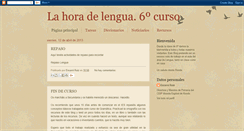 Desktop Screenshot of encalengua6.blogspot.com